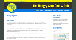 Desktop Screenshot of hungryspotcafe.com